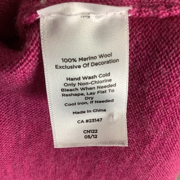 Talbots 100% Merino Wool Cardigan - Picture 7 of 9